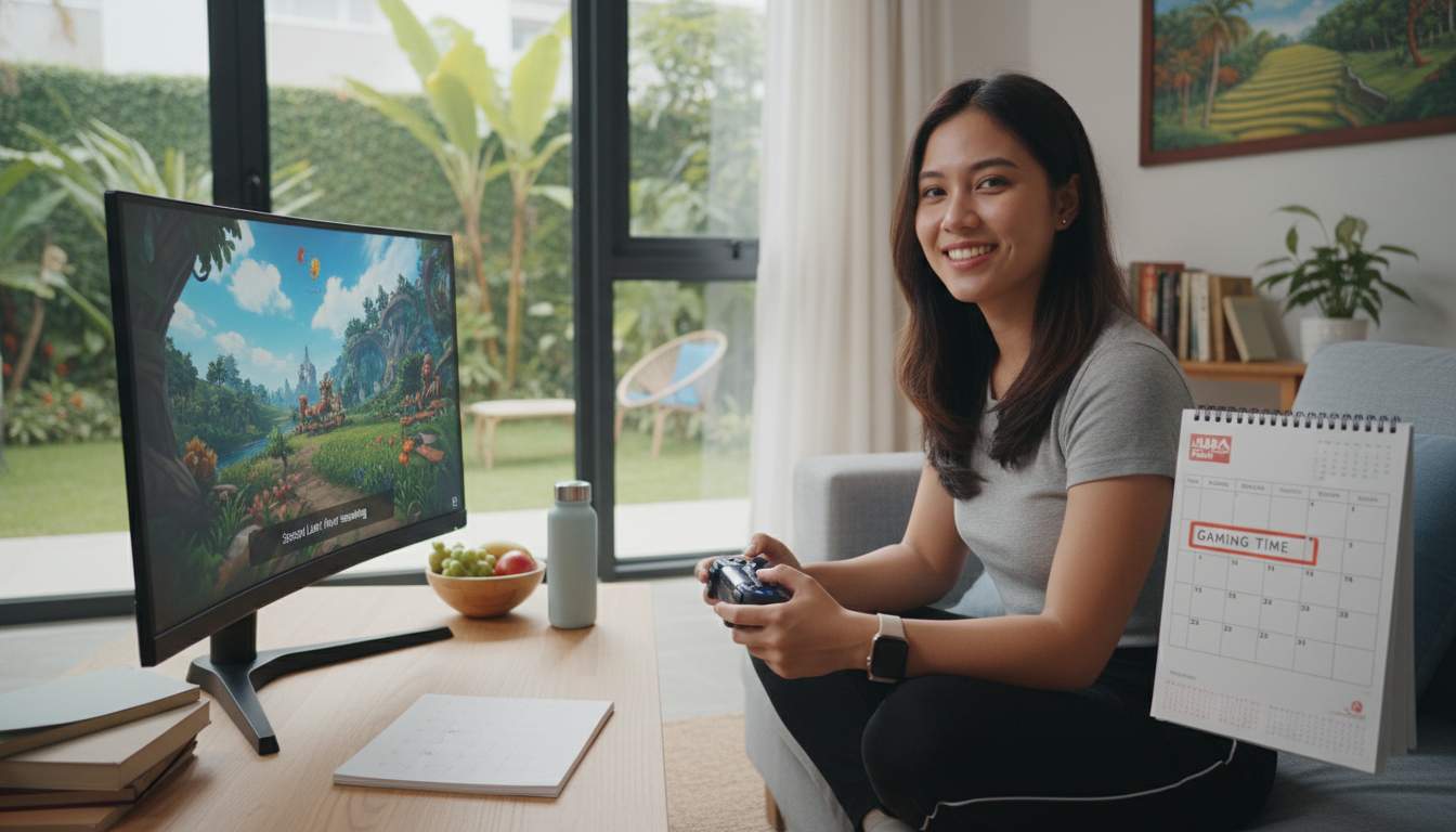 Promoting Responsible Gambling Philippine woman practicing responsible gambling